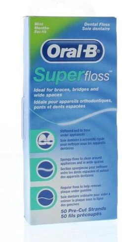 Oral B Oral-B Superfloss - 50 Stuks - Flosdraad 25 Oral B Oral-B Superfloss - 50 Stuks - Flosdraad -Winkel Voor Persoonlijke Verzorging 607x1200 3