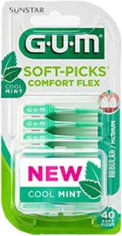 GUM® GUM Soft Picks Comfort Flex Regular Mint - 40st