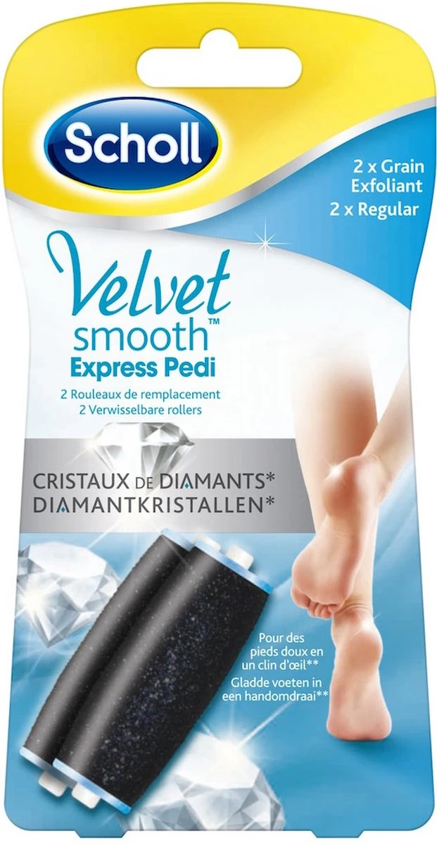 Scholl Velvet Smooth - Navulling Eeltverwijderaar - Regular - Voetvijl - 2 Stuks 3 Scholl Velvet Smooth - Navulling Eeltverwijderaar - Regular - Voetvijl - 2 Stuks