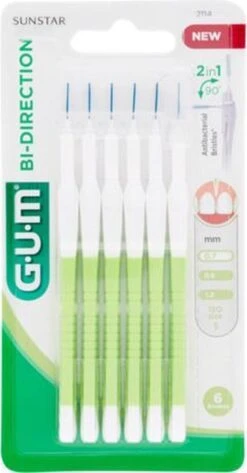 GUM® GUM® BI-DIRECTION | 0.7 | 6 Stuks 27 GUM® GUM® BI-DIRECTION | 0.7 | 6 Stuks -Winkel Voor Persoonlijke Verzorging 627x1200 1