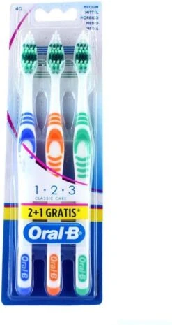 Oral B Oral-B Tandenborstel 1-2-3 Multipak 3 Stuks 8 Oral B Oral-B Tandenborstel 1-2-3 Multipak 3 Stuks -Winkel Voor Persoonlijke Verzorging 638x1200 2