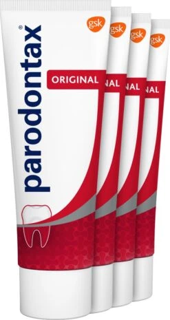 Parodontax Original - Tandpasta - Tegen Bloedend Tandvlees - 4x75 Ml -Winkel Voor Persoonlijke Verzorging 638x1200