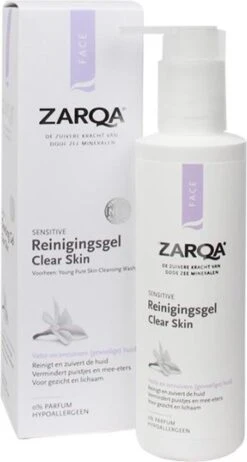 Zarqa Reinigingsgel Clear Skin 200 Ml -Winkel Voor Persoonlijke Verzorging 641x1200 2