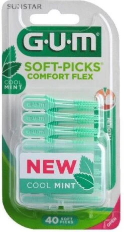 GUM® GUM Soft Picks Comfort Flex Regular Mint - 40st 15 GUM® GUM Soft Picks Comfort Flex Regular Mint - 40st -Winkel Voor Persoonlijke Verzorging 643x1200 1