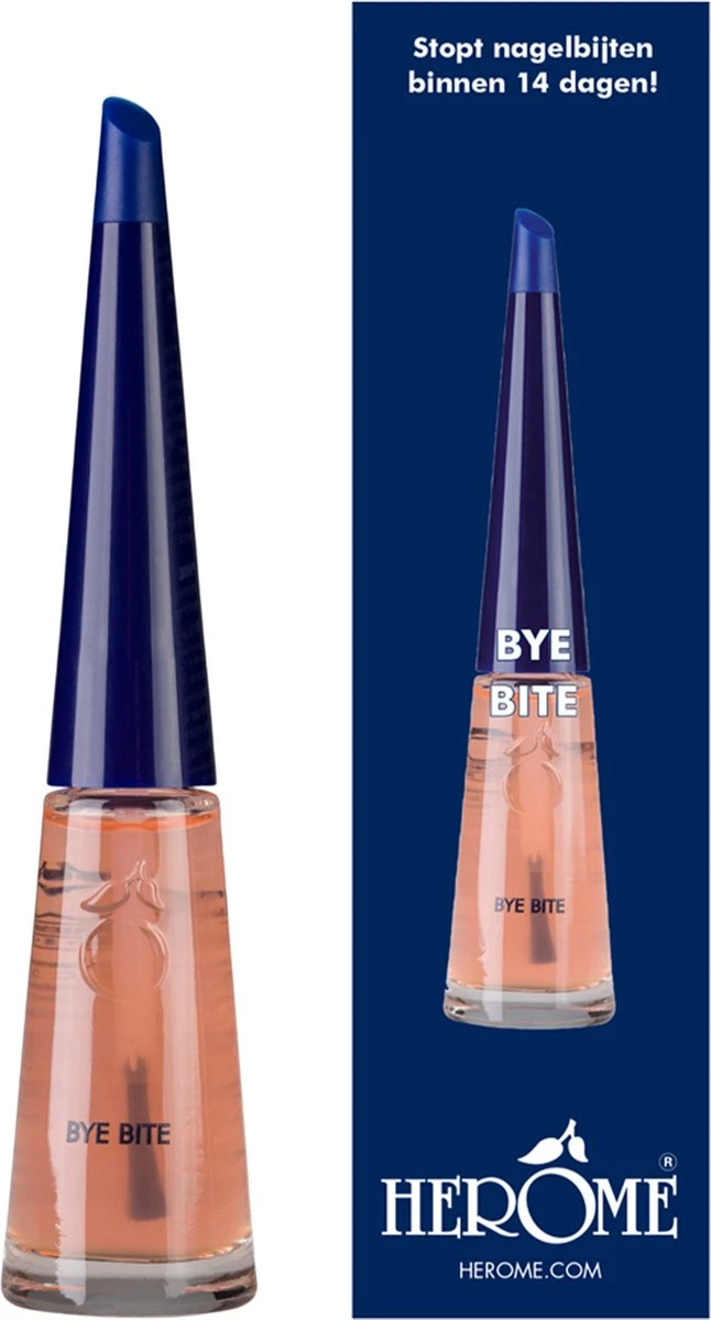 Herome Bye Bite - Anti-Nagelbijt Nagelbijt Nagellak - Stop Duimzuigen En Nagelbijten Nagelriembijten - Voor Volwassenen (Unisex) En Kinderen. - 10ml. 3 Herome Bye Bite - Anti-Nagelbijt Nagelbijt Nagellak - Stop Duimzuigen En Nagelbijten Nagelriembijten - Voor Volwassenen (Unisex) En Kinderen. - 10ml.