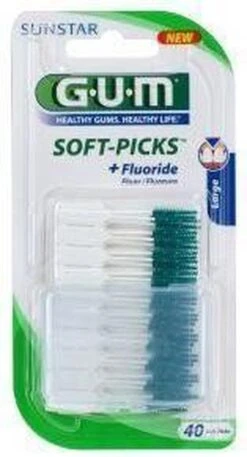 GUM® Gum Soft Picks Large - 40 St - Rager -Winkel Voor Persoonlijke Verzorging 649x1200