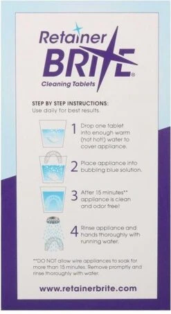 Retainer Brite Reinigingstabletten - 96 Stuks 18 Retainer Brite Reinigingstabletten - 96 Stuks -Winkel Voor Persoonlijke Verzorging 655x1200 3