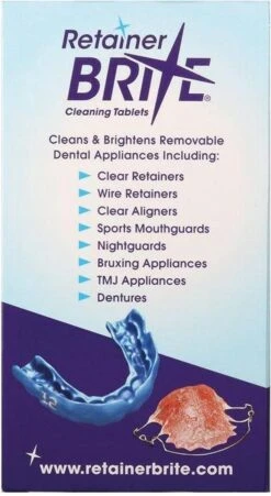 Retainer Brite Reinigingstabletten - 96 Stuks 17 Retainer Brite Reinigingstabletten - 96 Stuks -Winkel Voor Persoonlijke Verzorging 657x1200