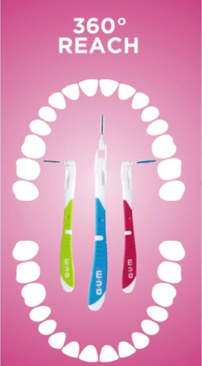 GUM® GUM® BI-DIRECTION | 0.7 | 6 Stuks 5 GUM® GUM® BI-DIRECTION | 0.7 | 6 Stuks - Afbeelding 3