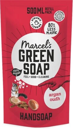 Marcel's Green Soap Handzeep Navulling Argan & Oudh - 500ML 9 Marcel's Green Soap Handzeep Navulling Argan & Oudh - 500ML -Winkel Voor Persoonlijke Verzorging 677x1200 2