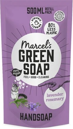 Marcel's Green Soap Handzeep Navulling Lavendel & Rosemarijn - 500 Ml -Winkel Voor Persoonlijke Verzorging 679x1200 3