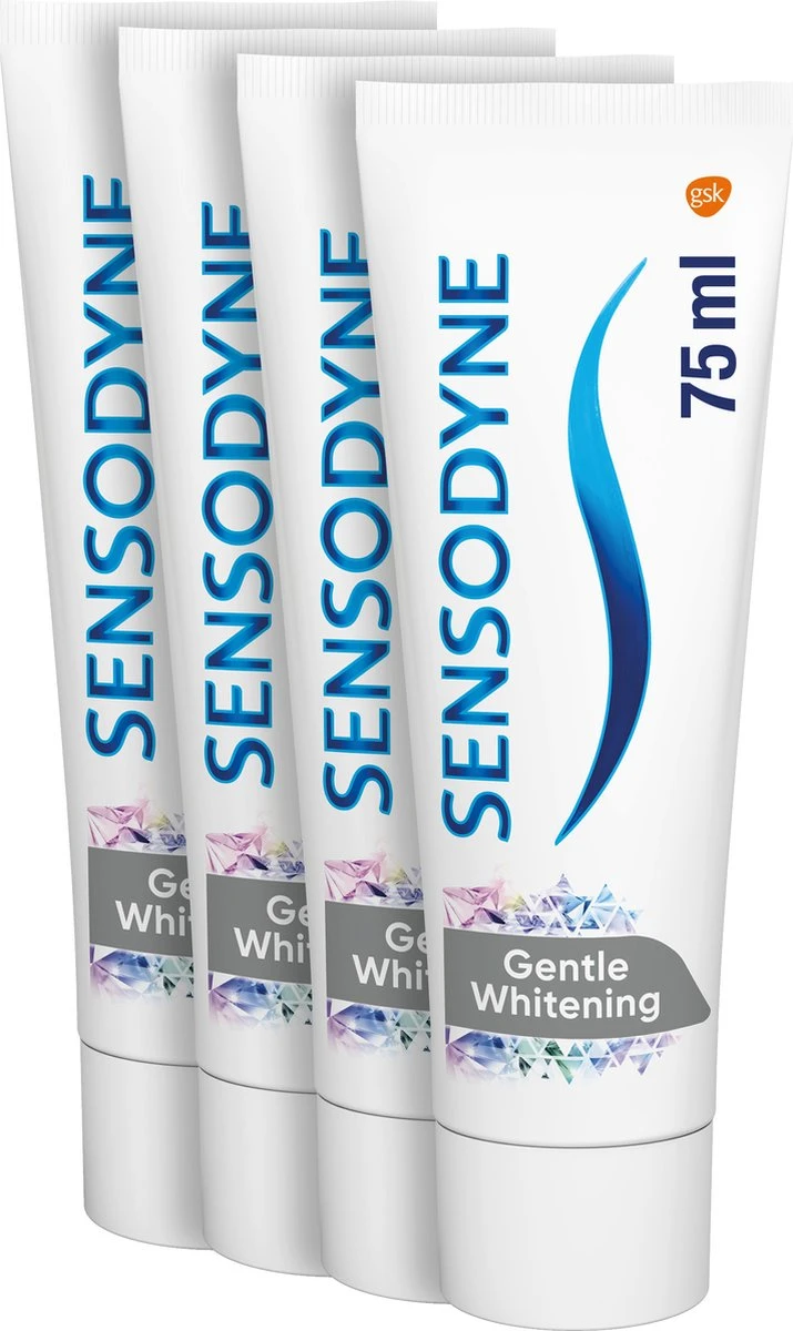 Sensodyne Gentle Whitening Tandpasta Voor Gevoelige Tanden 4 X 75 ML 3 Sensodyne Gentle Whitening Tandpasta Voor Gevoelige Tanden 4 X 75 ML