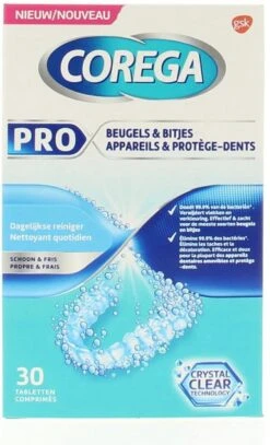 Corega Pro Beugels & Bitjes 30 Tabletten 15 Corega Pro Beugels & Bitjes 30 Tabletten -Winkel Voor Persoonlijke Verzorging 728x1200