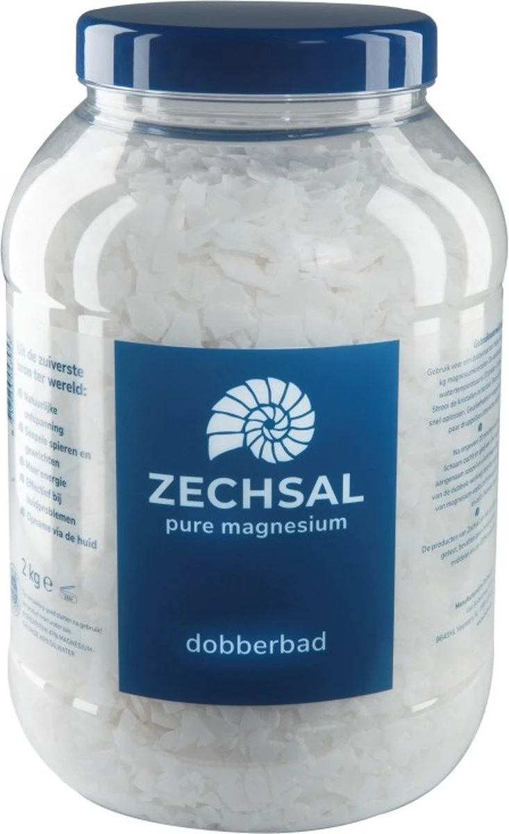 Zechsal Magnesium Dobberbad - Badmiddel - 2 KG - Pure Magnesium Badkristallen (47% Concentratie) - Optimale Magnesium Opname - Effectief Bij Huidproblemen Als Psoriasis En Eczeem 3 Zechsal Magnesium Dobberbad - Badmiddel - 2 KG - Pure Magnesium Badkristallen (47% Concentratie) - Optimale Magnesium Opname - Effectief Bij Huidproblemen Als Psoriasis En Eczeem