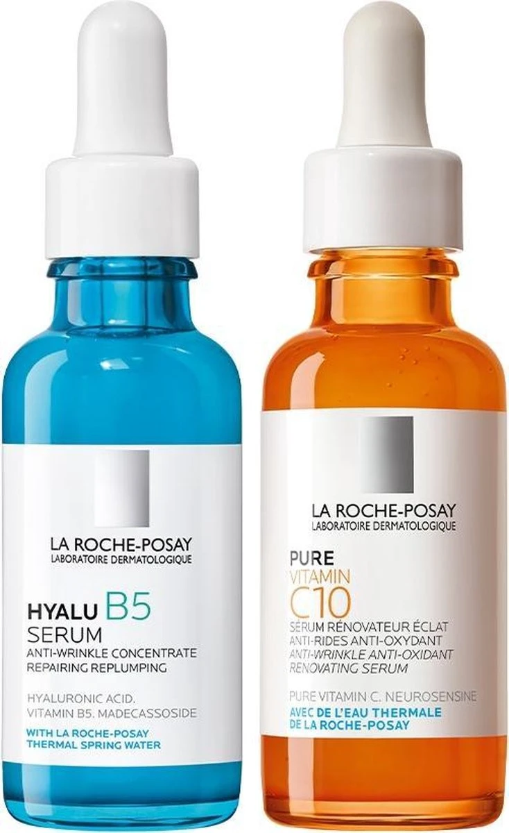 Bundel La Roche-Posay Hyalu B5 Serum En Vitamine C10 Serum - 2 Stuks 3 Bundel La Roche-Posay Hyalu B5 Serum En Vitamine C10 Serum - 2 Stuks