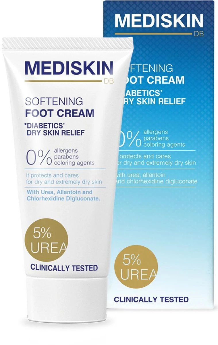 Mediskin Softening Foot Cream - Voetencreme - Voor (Extreem) Droge Voeten - Vermindert Huidirritaties/Roodheid/Jeuk - Rijk Aan Ureum 3 Mediskin Softening Foot Cream - Voetencreme - Voor (Extreem) Droge Voeten - Vermindert Huidirritaties/Roodheid/Jeuk - Rijk Aan Ureum