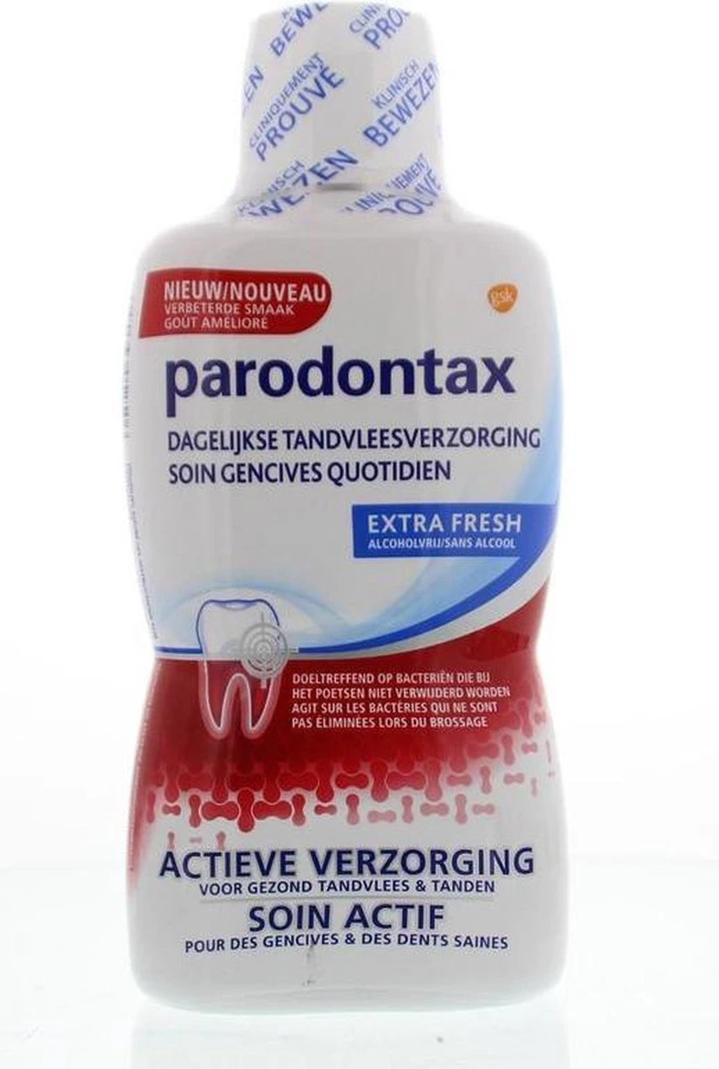 Parodontax Daily Care - Mondwater - Extra Fresh - Voor Gezond Tandvlees - 500 Ml 12 Parodontax Daily Care - Mondwater - Extra Fresh - Voor Gezond Tandvlees - 500 Ml - Afbeelding 10