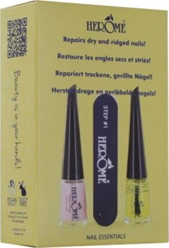 Herome 3 In 1 Manicure Nagelverzorging Set (Nail Essentials Geel) – Nagelset Voor Droge En Geribbelde Nagels – Base Coat, Vijl En Voedende Nagelolie – Voor Egale En Flexibele Nagels -Winkel Voor Persoonlijke Verzorging 822x1200 4