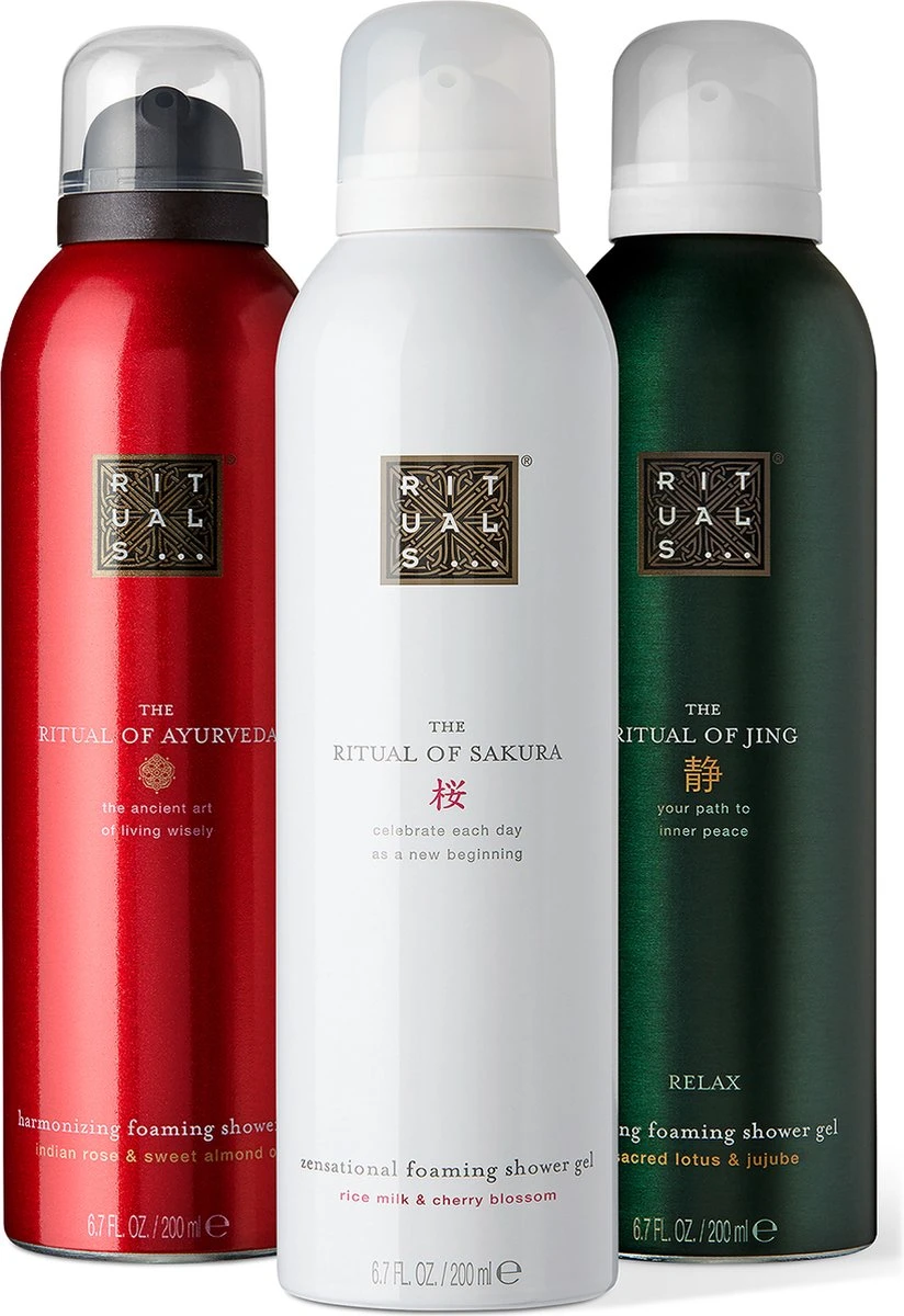 RITUALS Foaming Shower Gel (3 Stuks) 3 RITUALS Foaming Shower Gel (3 Stuks)