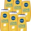 NIVEA Love Sunshine Douchegel - 6 X 250 Ml - Voordeelverpakking