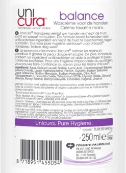 Unicura Balans Antibacteriële Vloeibare Handzeep - 6 X 250 Ml - Voordeelverpakking 14 Unicura Balans Antibacteriële Vloeibare Handzeep - 6 X 250 Ml - Voordeelverpakking -Winkel Voor Persoonlijke Verzorging 876x1200 6