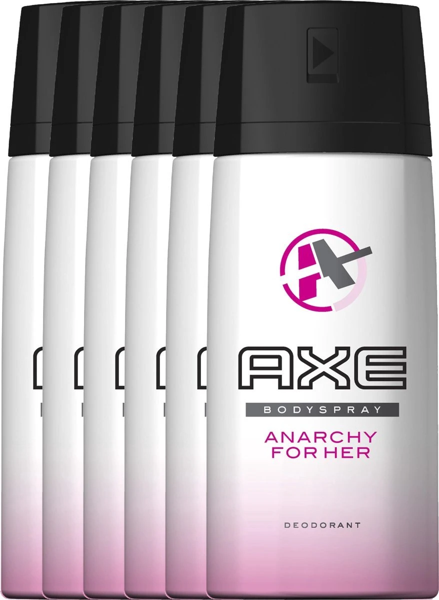 Axe Anarchy For Women - 150 Ml - Deodorant Spray - 6 Stuks - Voordeelverpakking 5 Axe Anarchy For Women - 150 Ml - Deodorant Spray - 6 Stuks - Voordeelverpakking - Afbeelding 3