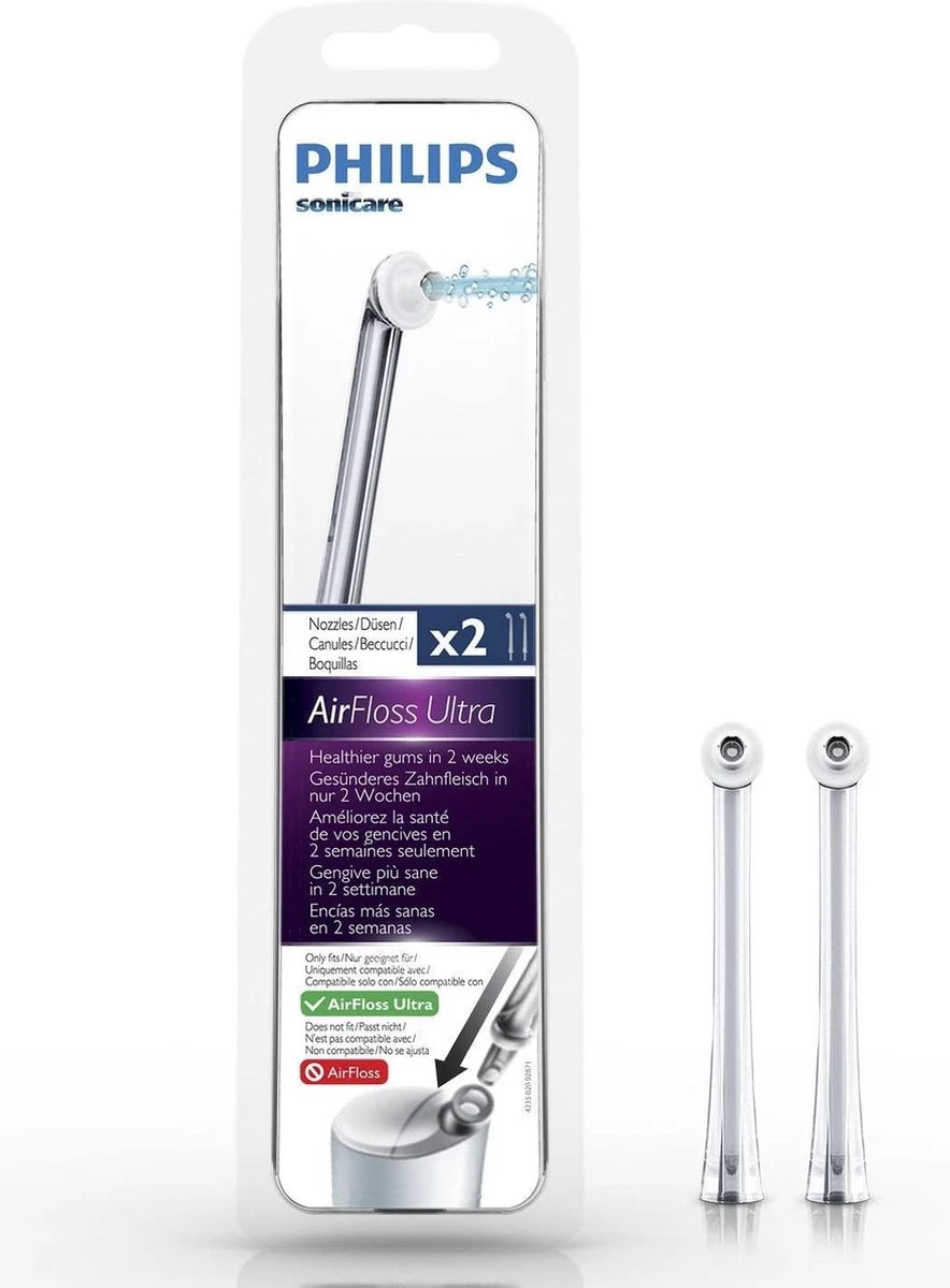 Philips Sonicare AirFloss Ultra HX8032/07 - Spuitkoppen Voor Tussen De Tanden 14 Philips Sonicare AirFloss Ultra HX8032/07 - Spuitkoppen Voor Tussen De Tanden - Afbeelding 12