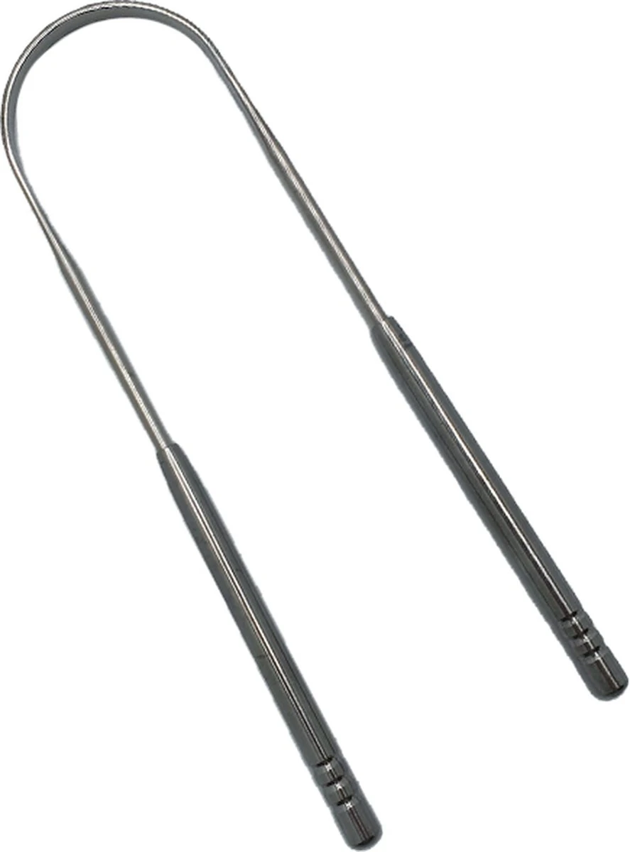 ODaani Tongschraper Voor Mondverzorging – Tongreiniger – Zilverkleurig 4 ODaani Tongschraper Voor Mondverzorging – Tongreiniger – Zilverkleurig - Afbeelding 2