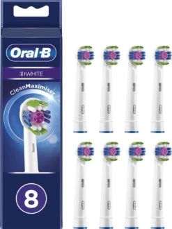 Oral B Oral-B 3D White - Met CleanMaximiser-technologie - Opzetborstels - 8 Stuks - Brievenbusverpakking 26 Oral B Oral-B 3D White - Met CleanMaximiser-technologie - Opzetborstels - 8 Stuks - Brievenbusverpakking -Winkel Voor Persoonlijke Verzorging 899x1200