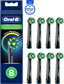 Oral B Oral-B CrossAction - Met CleanMaximiser-technologie - Opzetborstels - Zwart - 8 Stuks 26 Oral B Oral-B CrossAction - Met CleanMaximiser-technologie - Opzetborstels - Zwart - 8 Stuks -Winkel Voor Persoonlijke Verzorging 913x1200