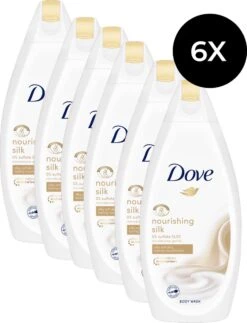 Dove Silk Douchegel - 6 X 500ml - Voordeelverpakking -Winkel Voor Persoonlijke Verzorging 919x1200