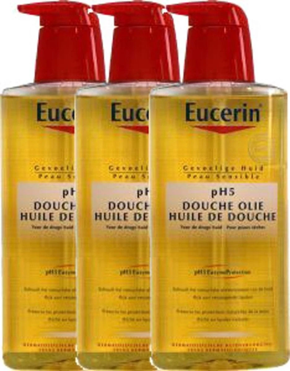 Eucerin Ph5 Douche Olie Voordeelverpakking - 1200 Ml 3 Eucerin Ph5 Douche Olie Voordeelverpakking - 1200 Ml