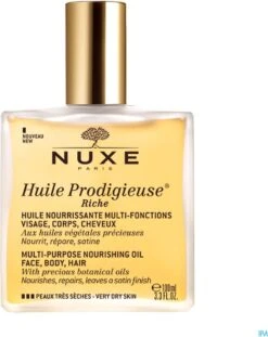Nuxe Huile Prodigieuse Riche Dry Oil Droogolie - 100 Ml -Winkel Voor Persoonlijke Verzorging 954x1200