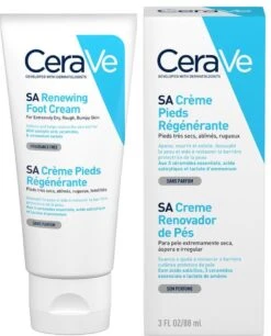 CeraVe - SA Renewing Foot Cream - Voetcrème - Droge En Ruwe Voeten - 88 Ml -Winkel Voor Persoonlijke Verzorging 968x1200