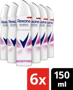 Rexona Women Ultra Dry Biorythm Deodorant - 6 X 150 Ml - Voordeelverpakking -Winkel Voor Persoonlijke Verzorging 971x1200 2