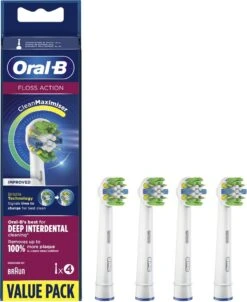 Oral B Oral-B FlossAction - Met CleanMaximiser-technologie - Opzetborstels - 4 Stuks -Winkel Voor Persoonlijke Verzorging 982x1200 1