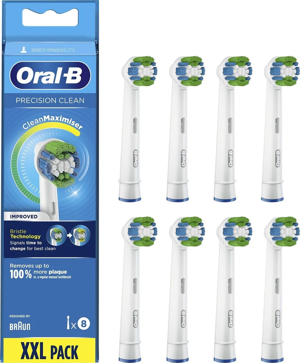 Oral B Oral-B Precision Clean Opzetborstel 8 Stuks - CleanMaximiser 7 Oral B Oral-B Precision Clean Opzetborstel 8 Stuks - CleanMaximiser - Afbeelding 5